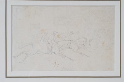 Lot 513 - English School 19th Century pencil drawing