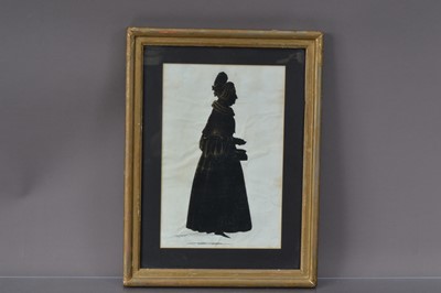 Lot 514 - A 19th Century Folk Art Silhouette