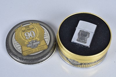 Lot 318 - A Zippo Harley Davidson 'The Reunion 90 Years' lighter