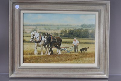 Lot 522 - Edna Bizon (1929-2016) "Ploughing"