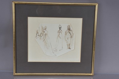 Lot 524 - Feliks Topolski RA (1907-1989) original drawing