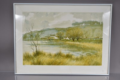 Lot 526 - Jeremy King (1933-2000) "Esthwaite Water, Cumbria" 1983