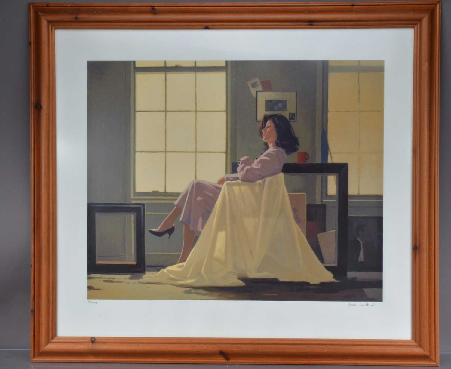 Lot 530 - Jack Vettriano (b.1951) "Winter Light and Lavender" (2000)