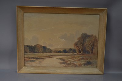 Lot 533 - Edwin Lawson James Harris (1891-1961) "Late Afternoon Alfriston on the Ouse Sussex"
