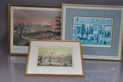 Lot 548 - Three prints after Helen Bradley MBE (1900-1979)