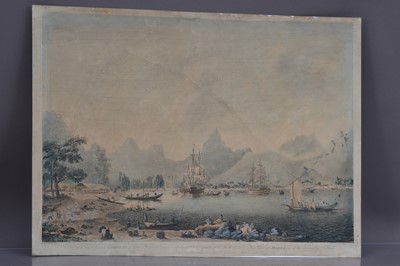 Lot 558 - A rare set of three 1788 aquatint engravings relating to Capt Cook's Third Voyage