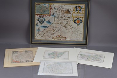 Lot 568 - John Speed (1552-1629) "Cardiganshyre", (Cardiganshire Wales)