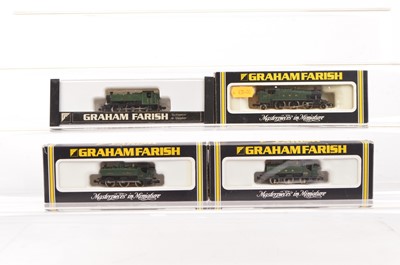 Lot 14 - N Gauge Graham Farish GWR Steam Tank Locomotives