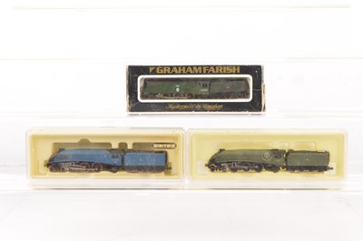 Lot 32 - BR and LNER N Gauge Steam Locomotives with Tenders