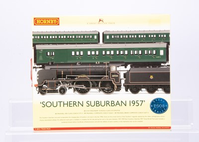 Lot 71 - Hornby China OO Gauge Steam Train Pack Southern Suburban 1957