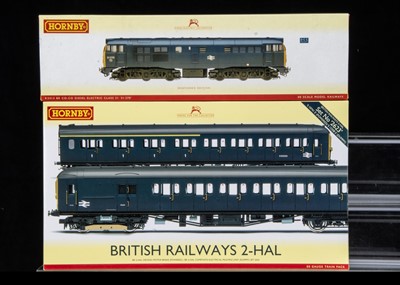 Lot 92 - Hornby China BR Two Car Multiple Unit and Diesel Electric Locomotive
