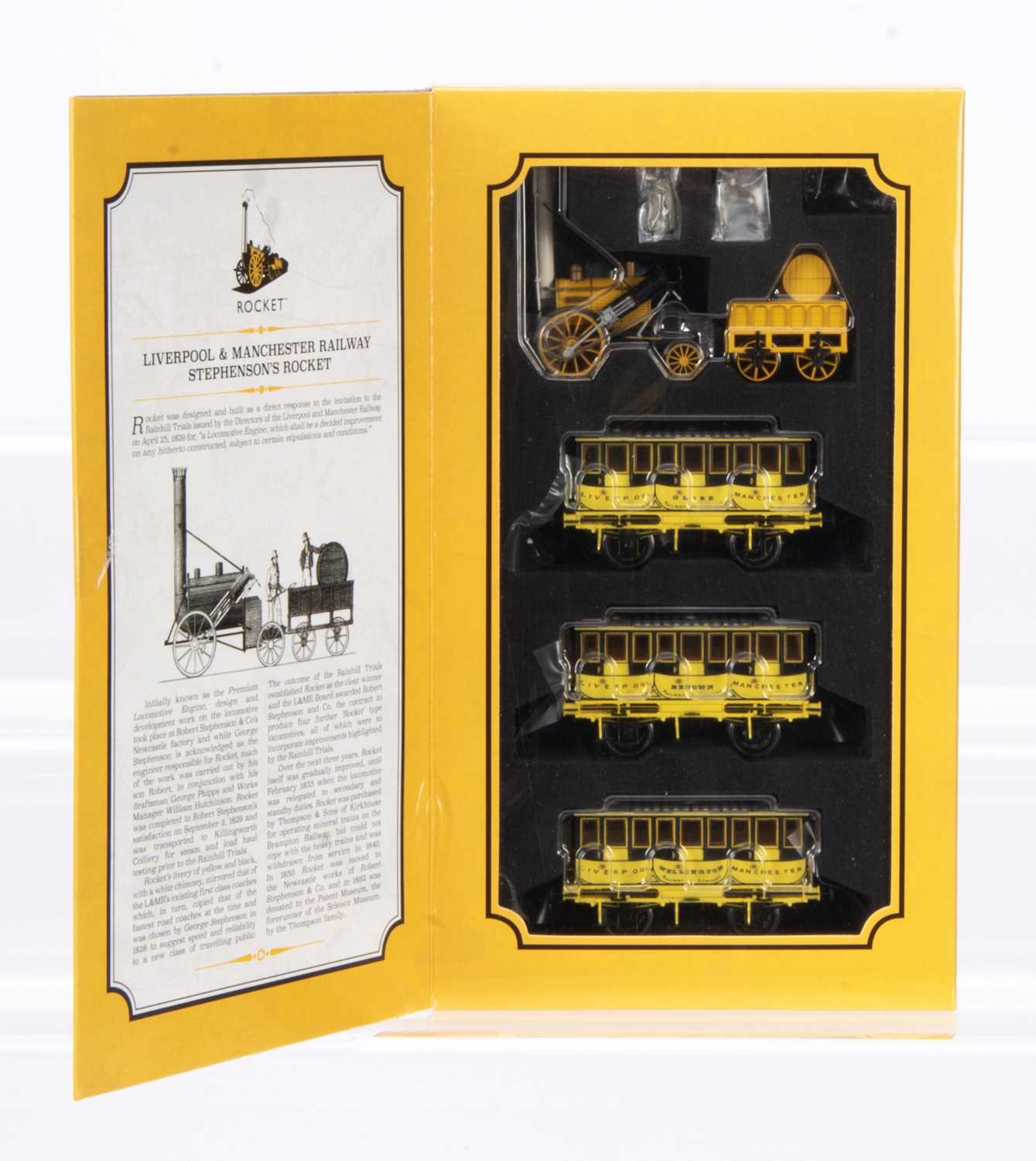 Lot 116 - Hornby China OO Gauge L&MR Stephenson's Rocket Train Pack