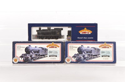 Lot 123 - Bachmann 00 Gauge BR black Class V1/3 and Collet Goods Steam Locomotives (3)