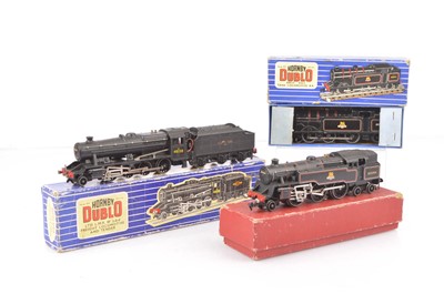 Lot 203 - Hornby-Dublo 00 Gauge 3-Rail BR black Tank and Tender Locomotives