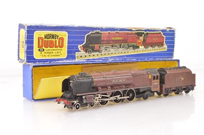 Lot 205 - Hornby-Dublo 00 Gauge 3-Rail 3226 BR maroon 46247 'City of London' Locomotive and Tender