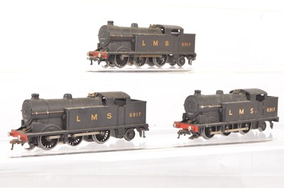 Lot 282 - Three Hornby-Dublo 00 Gauge  3-Rail LMS black 0-6-2T 6917 Locomotives (3)