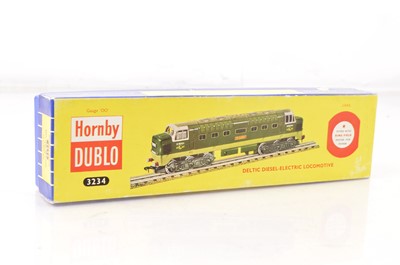 Lot 303 - Hornby-Dublo 00 Gauge 3-Rail 3234 BR two tone green Diesel-Electric Locomotive D9001 'St Paddy' in unrun condition