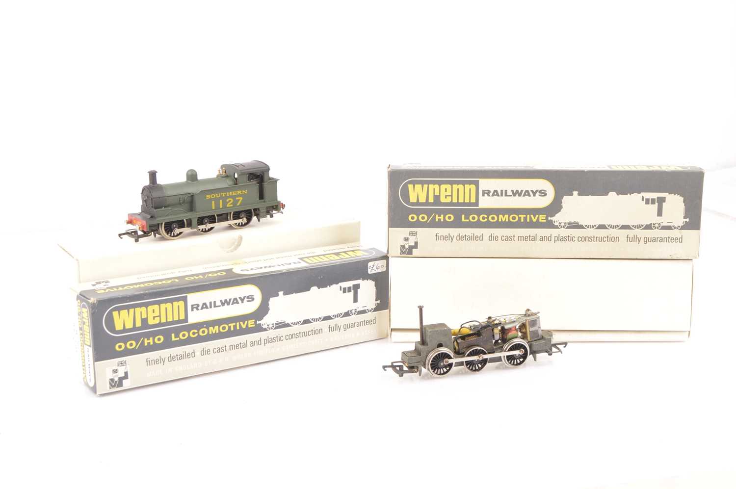 Lot 369 - Wrenn 00 Gauge W2207 SR olive green 0-6-0T and chassis for 0-6-0T