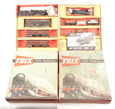 Lot 385 - Two Trix (TTR) 00 Gauge 3-rail 12v DC Train Sets (2)