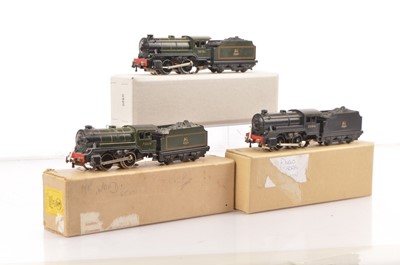 Lot 406 - Three Trix 00 Gauge 14v AC 'standard' BR 0-4-0 Locomotives and Tenders