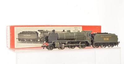 Lot 425 - Will's Finecast kitbuilt 00 Gauge  Southern Olive green N Class No 1838