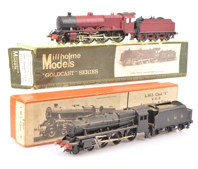 Lot 434 - Millholme Models and K'S  00 Gauge Kitbuilt LMS Locomotives and Tenders (2)