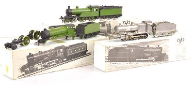 Lot 464 - DJH 00 Gauge Kitbuilt LNER and S&DJR Locomotives and Tenders (3)