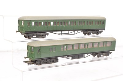 Lot 467 - Ian Kirk or similar 00 Gauge Kitbuilt BR/SR green 2-Bil EMU