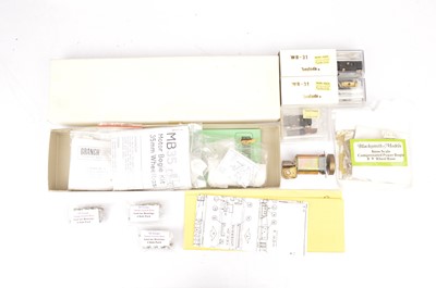 Lot 470 - Tenshodo and Blacksmith 00 Gauge Motor Bogies and various other parts for 2-Bil kit built models (qty)