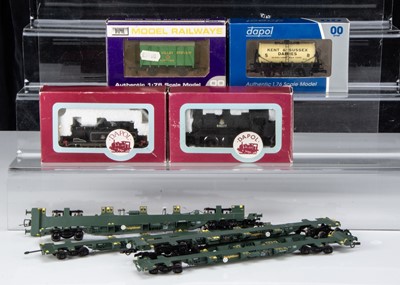 Lot 502 - Dapol OO Gauge Steam Tank locomotives and Goods Wagons