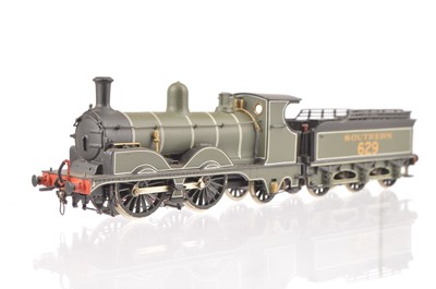 Lot 519 - Nu-Cast kit-built 00 Gauge SR (ex-LSWR) 0-4-2 Locomotive and Tender Jubilee  A12 Class No 629