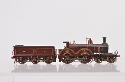 Lot 532 - Michael Edge kit-built 4mm Finescale  00 Gauge Johnson MR 4-4-0 Beatrice Locomotive and Tender No 1757