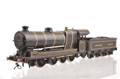 Lot 536 - White-metal Cotswold (?) kit-built 00 Gauge L&Y 0-8-0 Class 30 Aspinall 'Sea Pig' Locomotive and Tender No 1484