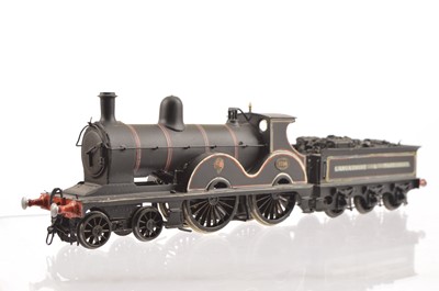 Lot 537 - Barrie Stevenson kit-built 00 Gauge Brass L&Y 4-4-0 Locomotive and Tender No 1098