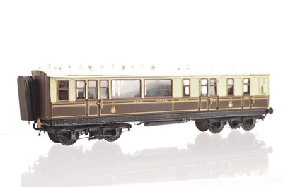 Lot 545 - D & S Models  (Dan Pinnock) kit-built 4mm Finescale GCR Parker bogie side-corridor 3rd Brake No 78