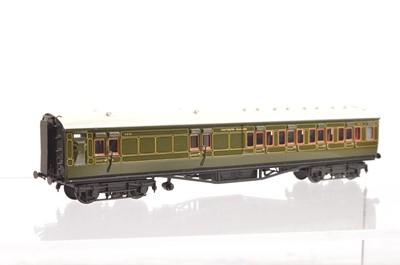 Lot 550 - Lawrence Scale Models kit-built 4mm Finescale SR bogie side-corridor 3rd/Brake No 3215