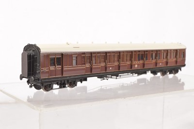 Lot 562 - Willets Scale Models kit-built 4mm Finescale GWR bogie 70' Concertina 1st/3rd no 7658