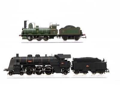 Lot 590 - Rivarossi HO Gauge Unboxed French Steam Locomotives with Tenders (2)