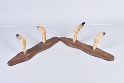 Lot 401 - A pair of Roe Deer Wall Hangers