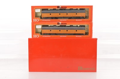 Lot 713 - Rivarossi H0 Gauge Archive collection 6244 Union Pacfic yellow EMD E-8 Diesel Locomotive and Dummy and 6109 powered and 6110 unpowdered B Units, (3)