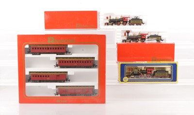 Lot 722 - Rivarossi H0 Gauge Archive collection Kansas City St Louis and Chicago  Old Time Wild West Locomotives and Rolling Stock (4)