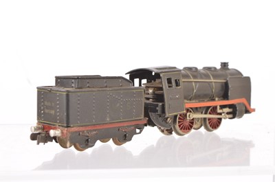 Lot 741 - Uncommon Marklin Pre-war 00/HO Gauge British outline LNER and LMS Locomotives and Accessories (qty)