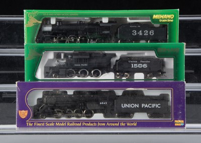 Lot 743 - Mehano American HO Gauge Steam Locomotives with Tenders