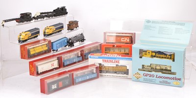 Lot 748 - American HO Gauge Diesel Locomotives and Freight Stock (19)