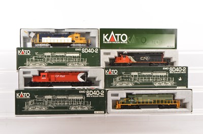 Lot 754 - Kato American HO Gauge Diesel Locomotives