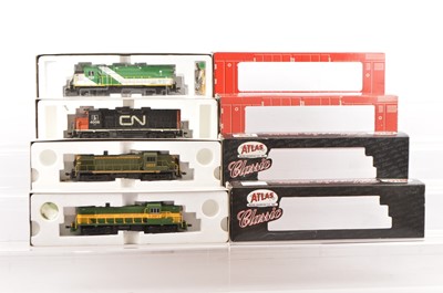 Lot 756 - Atlas American HO Gauge Diesel Locomotives