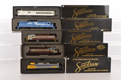 Lot 759 - Spectrum by Bachmann HO Gauge American Diesel and Gas/Electric Locomotives