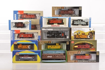 Lot 776 - American HO Gauge Caboose and Snow Ploughs (14)