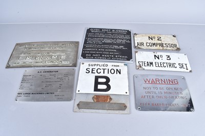 Lot 418 - A small collection of Plant Signs and Plaques