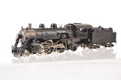 Lot 818 - New England Rail Service H0 Gauge B&M J1 4-4-2 Locomotive (arch windows) and Tender